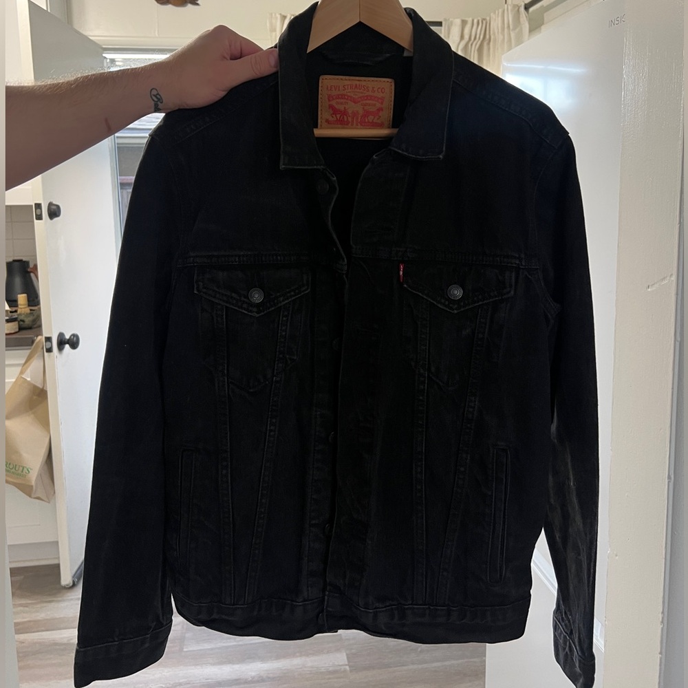 Levi's Men's Black Denim Jacket